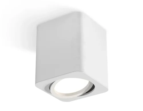 Светильник накладной Techno Spot XS XS7812010 Ambrella light белый 1 лампа, основание белое в стиле хай-тек современный квадратный