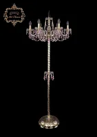 Торшер 13.24.6.200.P.h-160.Gd.V7010 Bohemia Art Classic  прозрачный 6 ламп, основание золотое в стиле классический
