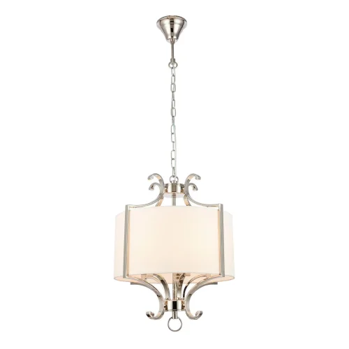 Люстра подвесная Diolla SL1754.103.05 ST-Luce белая на 5 ламп, основание никель в стиле классический 