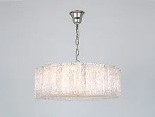 Люстра подвесная 10824+8/S Newport прозрачная на 12 ламп, основание никель в стиле модерн 