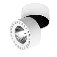 Светильник накладной LED Forte 381363 Lightstar белый 1 лампа, основание белое в стиле хай-тек современный круглый