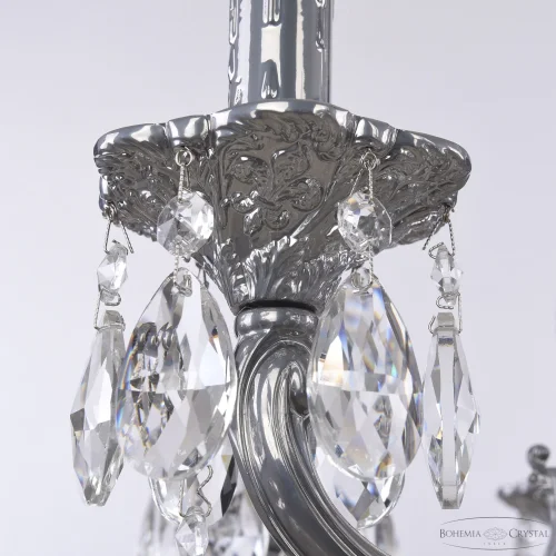 Люстра подвесная AL78101/8/210 B CG Bohemia Ivele Crystal без плафона на 8 ламп, основание никель в стиле классический sp фото 4