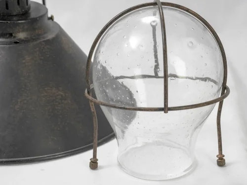 Светильник подвесной лофт Auburn GRLSP-9833 Lussole коричневый 1 лампа, основание коричневое в стиле лофт  фото 5