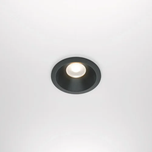 Светильник точечный LED Yin DL034-2-L12B Maytoni чёрный 1 лампа, основание чёрное в стиле современный  фото 3
