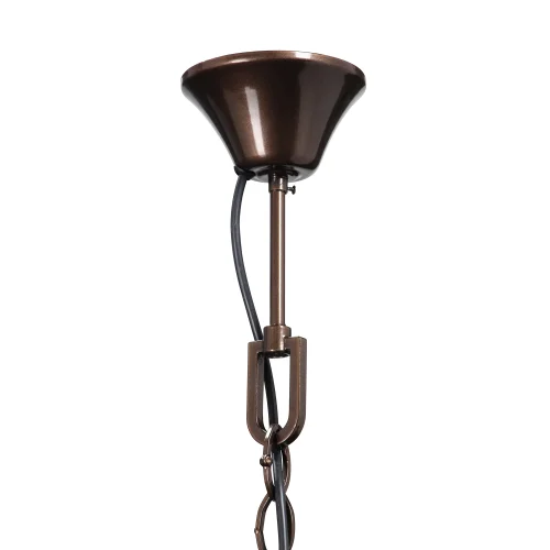Люстра подвесная V5850-7/25 Vitaluce чёрная серая на 25 ламп, основание бронзовое в стиле классический современный  фото 4