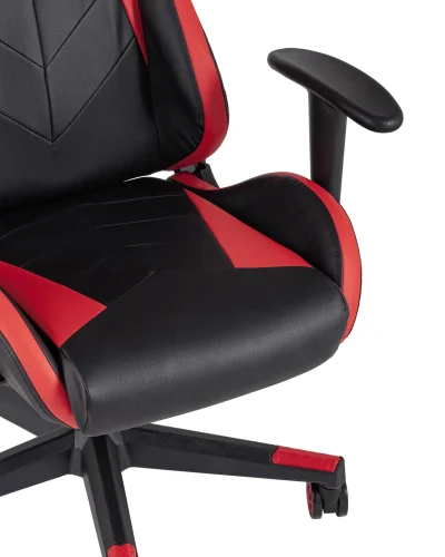 Кресло спортивное TopChairs Gallardo, красное УТ000004599 Stool Group, красный/экокожа, ножки/металл/чёрный, размеры - ****660*640 фото 8