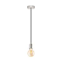 Светильник подвесной лофт Yorth 32522 Eglo без плафона 1 лампа, основание матовое никель в стиле лофт современный 