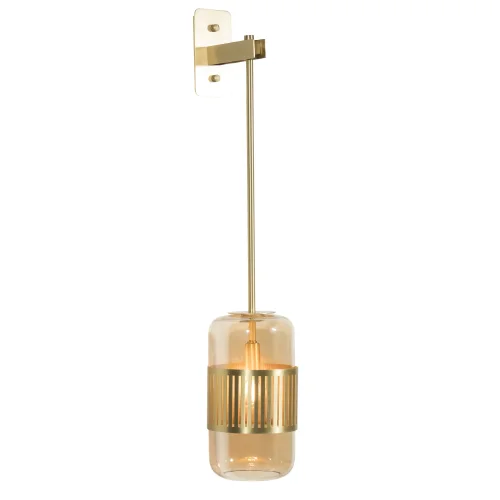 Бра Hudson 10097W LOFT IT янтарный на 1 лампа, основание золотое в стиле современный  фото 4