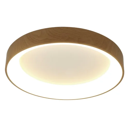 Люстра потолочная LED с пультом Niseko 8588 Mantra коричневая бежевая на 1 лампа, основание бежевое коричневое в стиле современный хай-тек с пультом фото 2