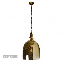 Светильник подвесной Metrica A1507/C3 GD iLamp золотой 1 лампа, основание золотое в стиле современный 