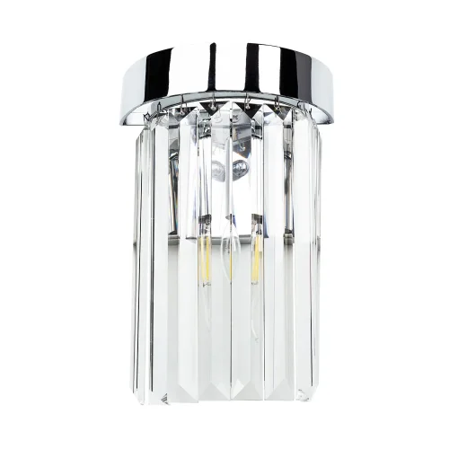 Бра Secunda A1003AP-1CC Arte Lamp прозрачный на 1 лампа, основание хром в стиле современный 
