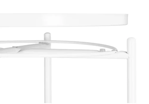 Журнальный столик-поднос Tray 1 white 15395 Woodville столешница белая из металл фото 6