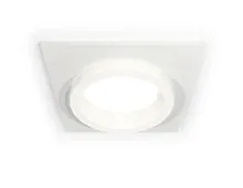 Светильник точечный Techno spot XC6520064 Ambrella light белый 1 лампа, основание белое в стиле хай-тек современный квадратный