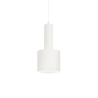 Светильник подвесной HOLLY SP1 BIANCO Ideal Lux белый 1 лампа, основание белое в стиле современный 