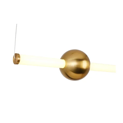 Светильник подвесной LED Angurra SL1222.203.01 ST-Luce белый золотой 1 лампа, основание золотое в стиле хай-тек  фото 3