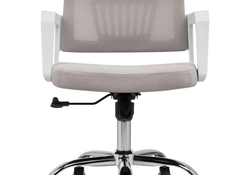 Компьютерное кресло Klit light gray 15636 Woodville, серый/сетка, ножки/металл/хром, размеры - *1220***580*580 фото 8