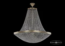 Люстра потолочная хрустальная 19323/H2/100IV Pa Bohemia Ivele Crystal прозрачная на 18 ламп, основание латунь в стиле классика sp