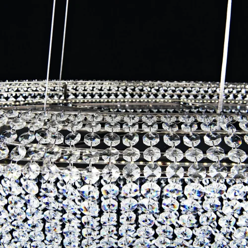 Люстра подвесная / потолочная LED Rimini S508.0.100.A.3000 Arte Perfetto Luce прозрачная на 1 лампа, основание никель в стиле классический  фото 3