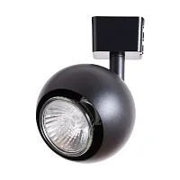 Трековый светильник Brad A6253PL-1BK Arte Lamp чёрный GU10 в стиле современный однофазный