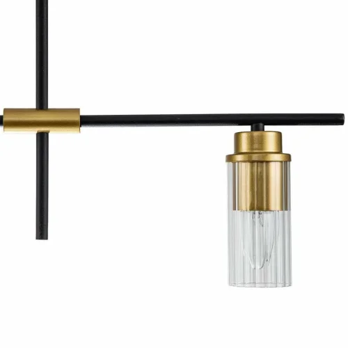 Люстра подвесная Reverse 2100/3P Escada прозрачная на 3 лампы, основание золотое в стиле современный  фото 2