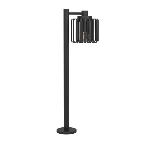 Парковый светильник Selinus 900684 Eglo уличный IP65 чёрный 1 лампа, плафон чёрный в стиле современный лофт E27