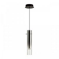 Светильник подвесной LED Shiny 5062/5L Odeon Light чёрный 1 лампа, основание чёрное в стиле современный трубочки