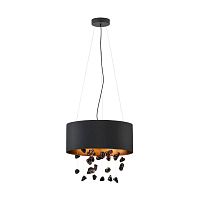 Светильник подвесной Escuela 39845 Eglo чёрный 3 лампы, основание чёрное в стиле хай-тек минимализм 