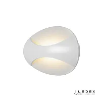 Бра LED Flux ZD7151-6W WH iLedex белый 1 лампа, основание белое в стиле современный хай-тек 