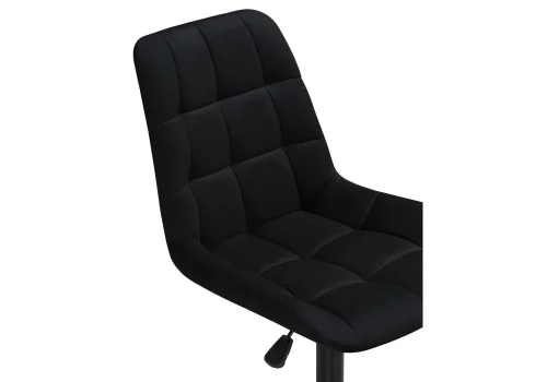 Компьютерное кресло Честер черное 572518 Woodville, чёрный/велюр, ножки/металл/чёрный, размеры - *920***490*600 фото 7