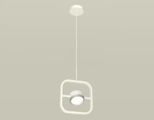 Светильник подвесной XB9118101 Ambrella light белый 1 лампа, основание белое в стиле современный хай-тек 