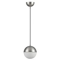 Светильник подвесной Pinga 4959/1 Odeon Light белый 1 лампа, основание матовое никель в стиле современный шар