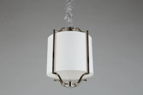 Светильник подвесной Kamila APL.727.06.01 Aployt белый 1 лампа, основание хром в стиле классический  фото 3
