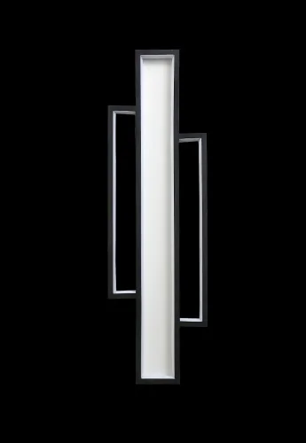 Бра LED SOBRE AP35W LED H600 V2 BLACK Crystal Lux чёрный белый на 1 лампа, основание чёрное в стиле современный  фото 3