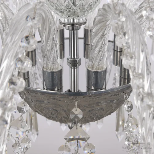 Люстра подвесная AL16303/10/300 CG Bohemia Ivele Crystal без плафона на 10 ламп, основание никель в стиле классический drops фото 2