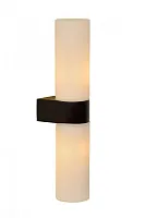Бра Jesse 04202/02/30 Lucide белый 2 лампы, основание чёрное в стиле классический 