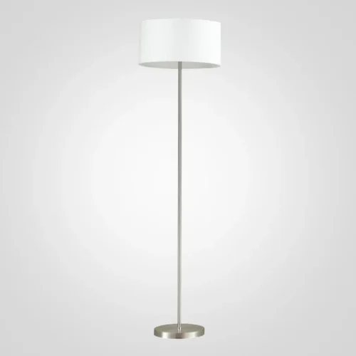 Торшер KLOS FL 167707-26 ImperiumLoft  белый 1 лампа, основание хром в стиле американский фьюжн
