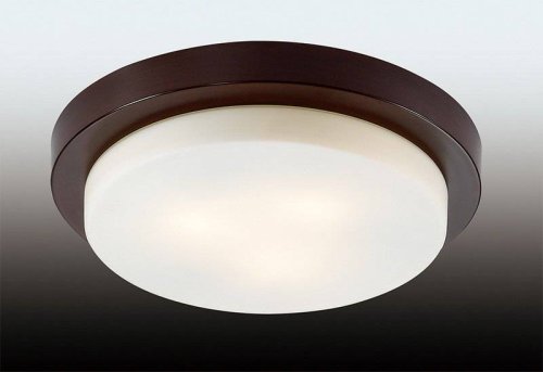 Светильник Для ванной HOLGER 2744/3C Odeon Light белый 3 лампы, основание коричневое в стиле для ванной современный 