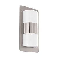 Настенный светильник Сistierna 98085 Eglo уличный IP44 серый 2 лампы, плафон белый в стиле современный E27