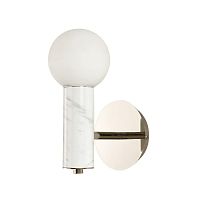 Бра Fest 2751-1W Favourite белый 1 лампа, основание никель в стиле современный 