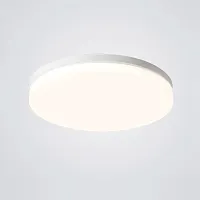 Светильник потолочный DISC HALF D48 White 193132-26 ImperiumLoft белый 1 лампа, основание белое в стиле современный 