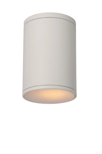 Светильник накладной TUBIX 27870/01/31 Lucide белый 1 лампа, основание белое в стиле современный круглый