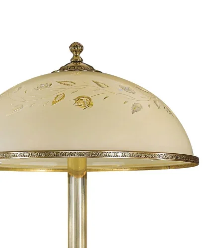 Торшер напольный  PN 6308/2 Reccagni Angelo  жёлтый 2 лампы, основание золотое в стиле классический
 фото 3