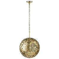 Светильник подвесной Verona 727061 Lightstar золотой 6 ламп, основание золотое в стиле арт-деко 