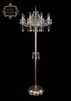 Торшер 13.12.8.195.P.h-160.Gd.Sp Bohemia Art Classic  прозрачный 8 ламп, основание золотое в стиле классический
