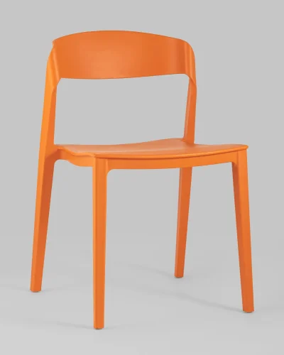 Стул Moris пластик оранжевый УТ000005556 Stool Group, оранжевый/пластик, ножки/пластик/оранжевый, размеры - ***** фото 2