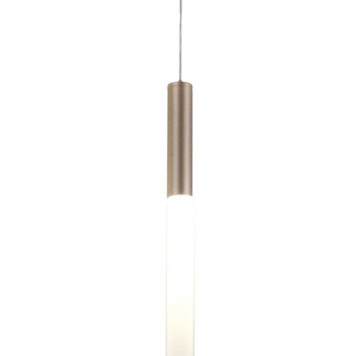 Светильник подвесной LED Tibia 2217-1P Favourite прозрачный 1 лампа, основание золотое в стиле современный трубочки фото 5
