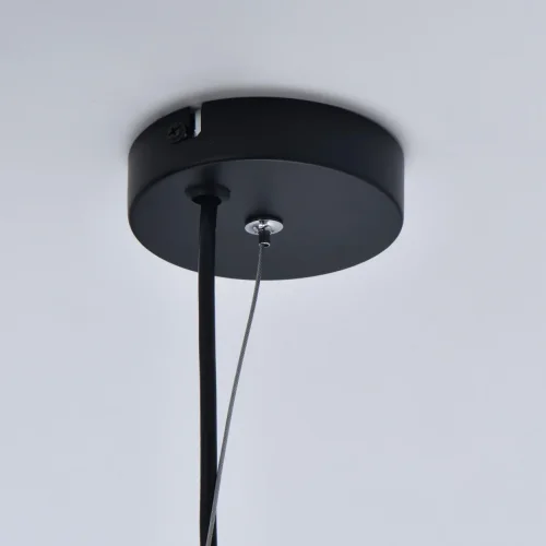 Светильник подвесной Тетро 673015604 DeMarkt чёрный 4 лампы, основание чёрное в стиле современный  фото 7