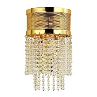 Бра Vertical 2951-1W Favourite прозрачный 1 лампа, основание золотое в стиле классический 