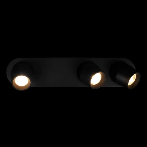Спот с 3 лампами LED Quiet 10320/3 Black LOFT IT чёрный LED в стиле современный хай-тек прямоугольный фото 4