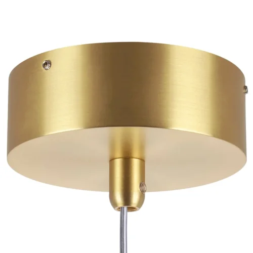 Светильник подвесной LED Cupola 804008 Lightstar серый чёрный 1 лампа, основание золотое в стиле арт-деко  фото 4